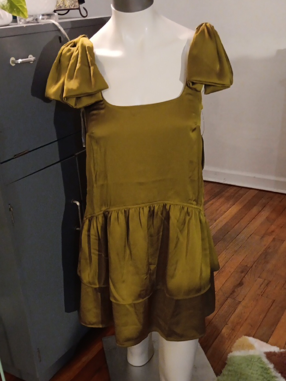 Stylish Olive Green Dress